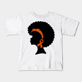 Multiple Sclerosis Awareness Ribbons T shirt For Women Kids T-Shirt